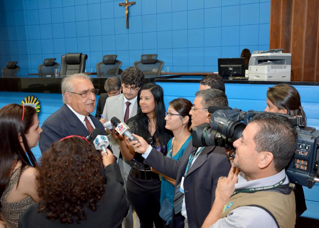 Jerson Domingos na Assembleia Legislativa de Mato Grosso do Sul, em novembro de 2014